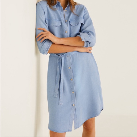Mango summer Denim style soft dress - Picture 9 of 9